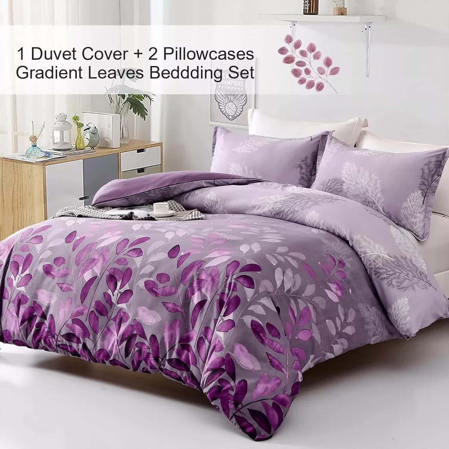 Soft Haven 3-Piece Duvet Cover Set - Long-Lasting Comfort-King — image 2