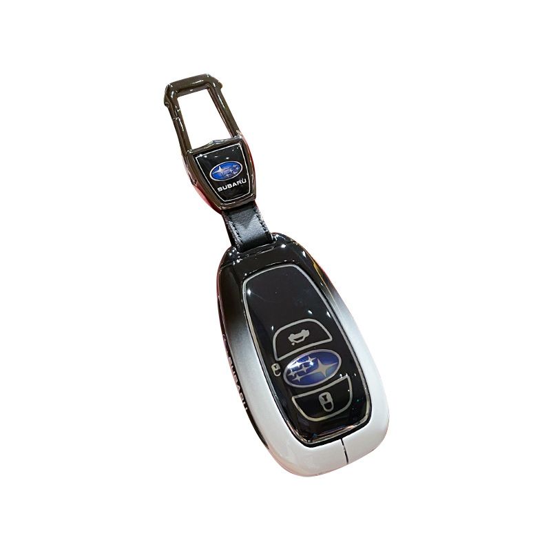 Subaru Key Cover Zinc Alloy Gradient Black White Standard Gradient black and white single bag + metal buckle โ image 6