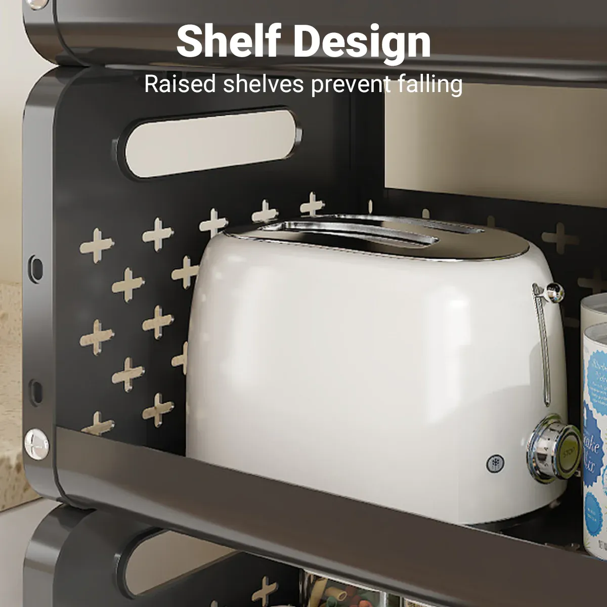 Multi-functional Kitchen Rack Movable Multi-layer Snack Storage Cart Shelf โ image 6