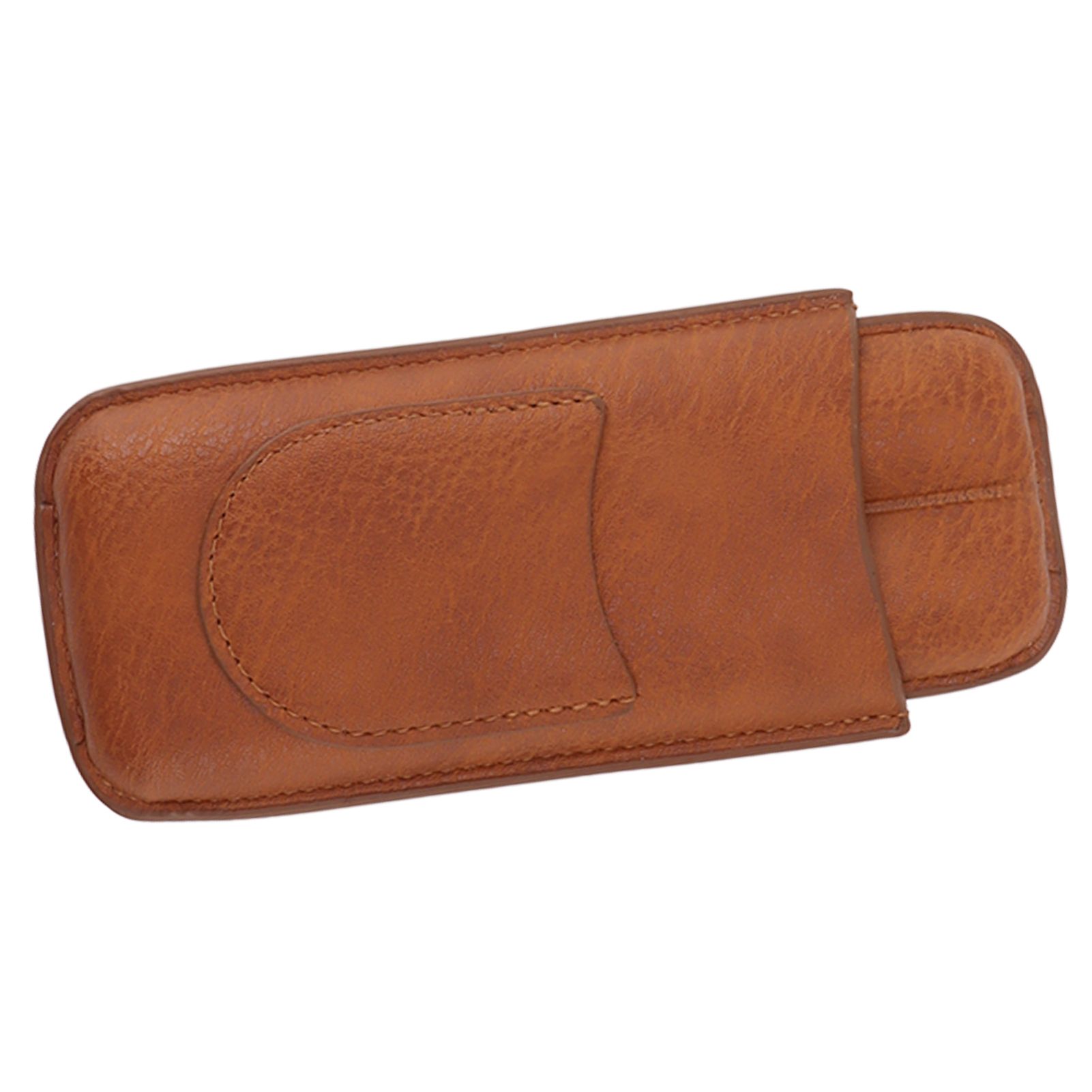 Cigar Carrying Case Portable Leather Small Cigar Humidor Case Holder for Birthday Gift — image 5