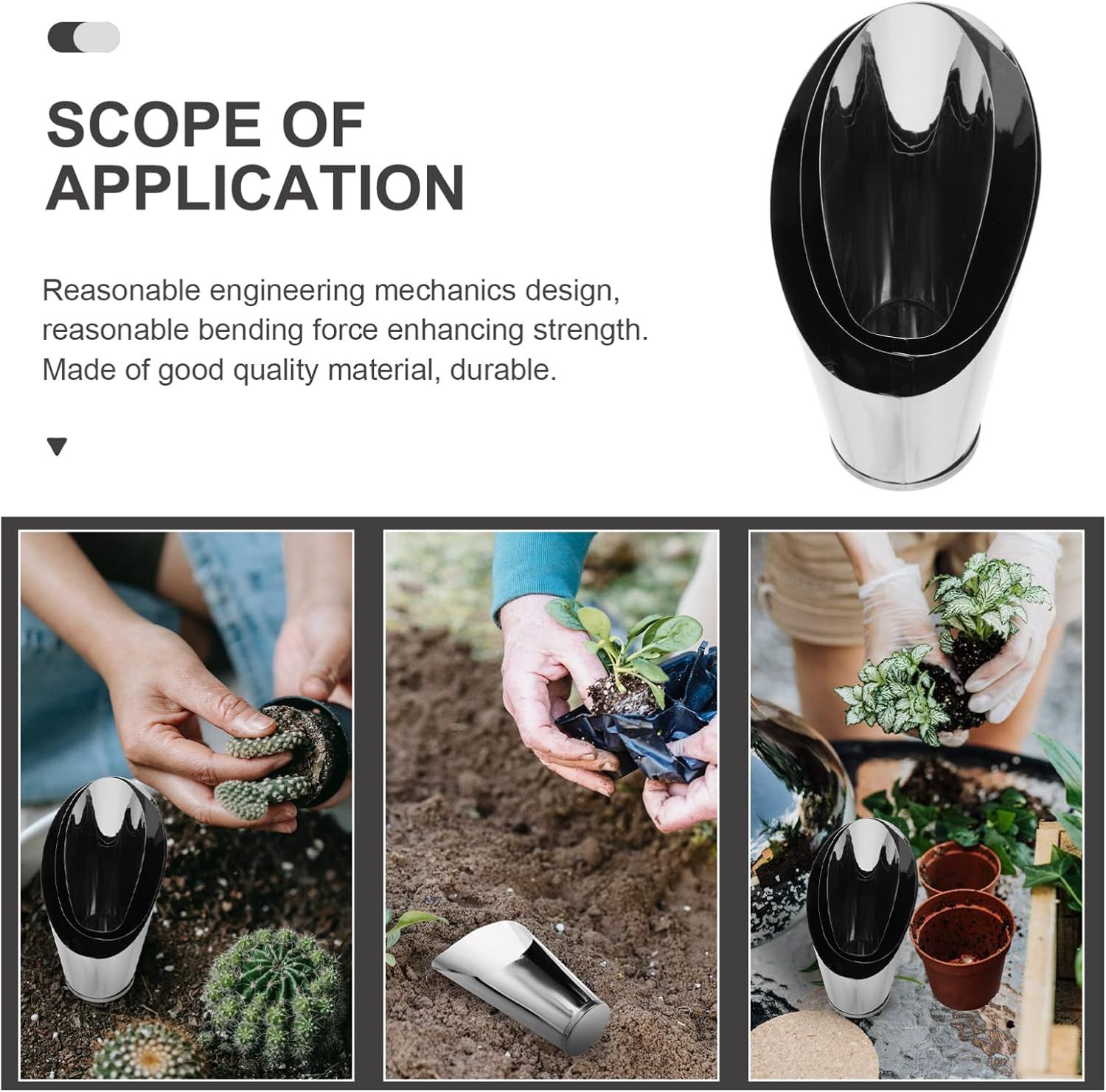 3 Piece Stainless Steel Bonsai Soil Stirrer Set โ image 3