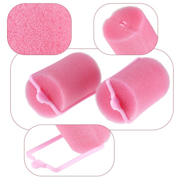 24 Sponge Rollers for Hair, Large Hair Rollers for Styling with Soft Foam 3.0 cm 3.0cm โ image 5