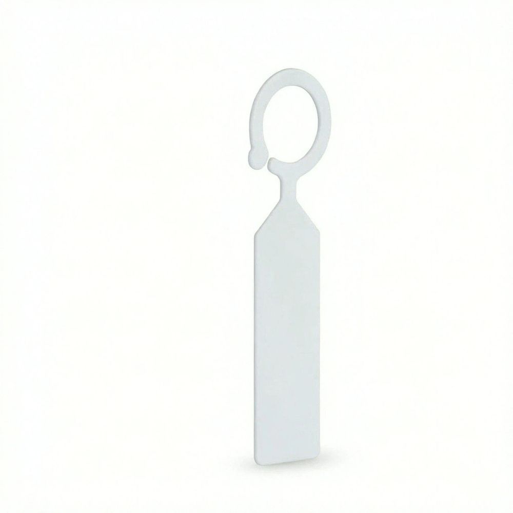 100Pcs White Plastic Plant Tree Tags Ring Tag Hanging Plant Labels,Plant Tags Garden Labels Sturdy Nursery Garden Markers