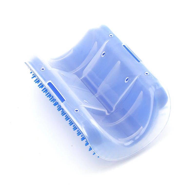 Scratchy hair rubbing device cat corner massage fixed hair removal brush scratchy comb pet cat massager (blue) — image 5