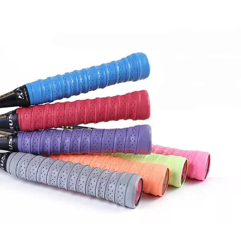 4X Anti-Slip Tennis Badminton Squash Racquet Over Grip Tape Overgrip Sweatband - Blue *4 — image 3
