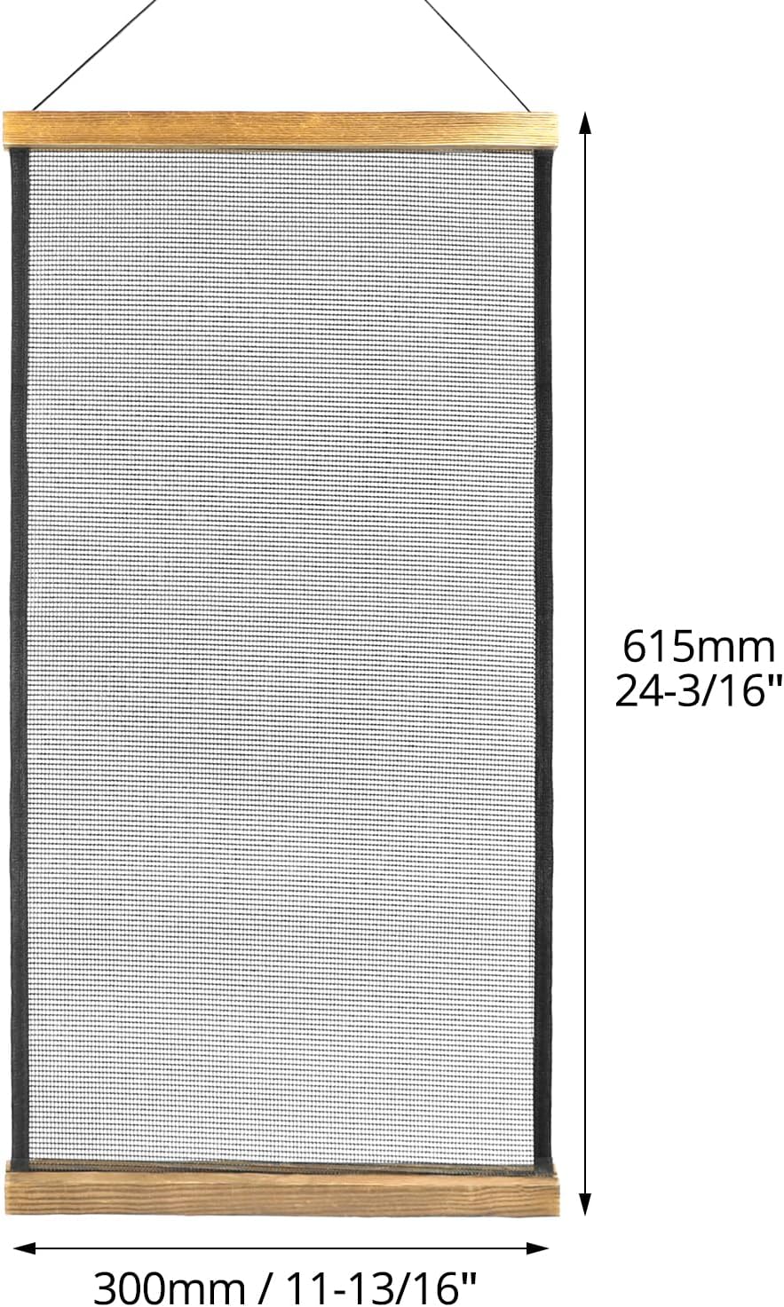 Earring Organizer Hanging Mesh, 2 Pack Wall Jewelry Organizer Necklaces Holder Rack for Earrings, Bracelets, Rings, Girls Hair Clips Hanger — image 6