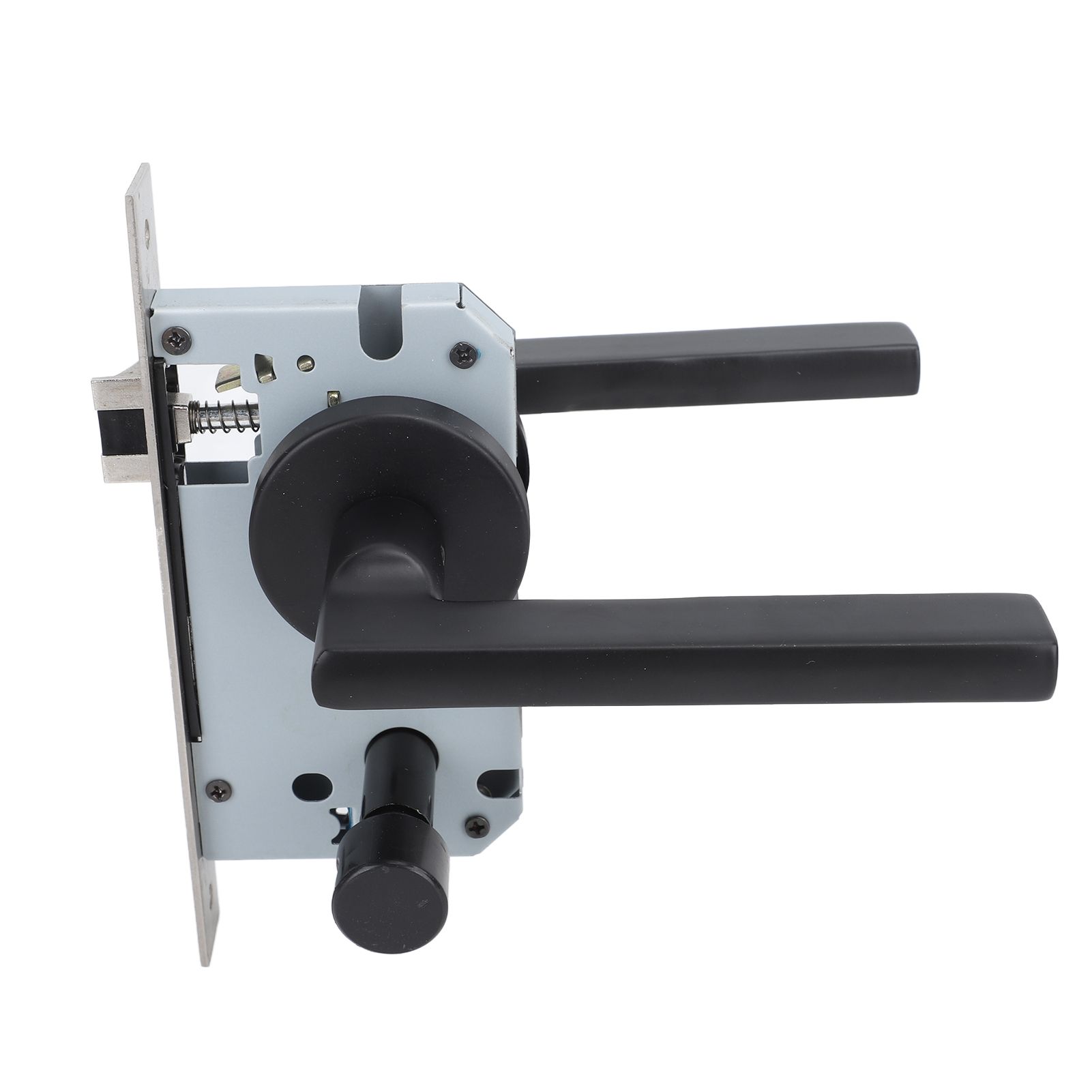 House Door Handle Lock Aluminum Black Antioxidant Coating Shock Resistance Door Lever for Bedroom Home Room โ image 2