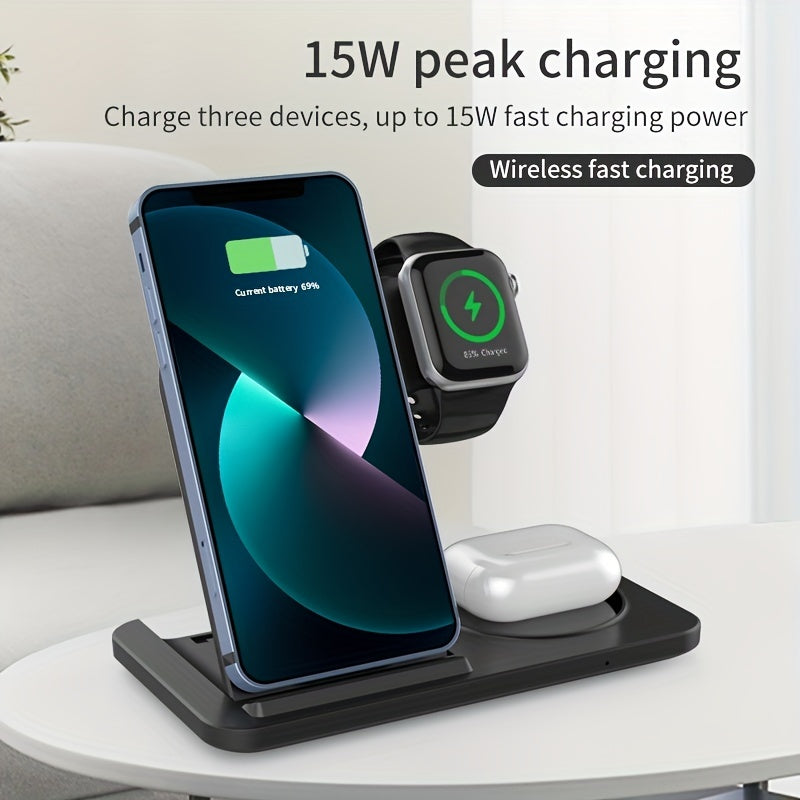 3-in-1 Fast Wireless Charger for iPhone & Apple Devices — image 4