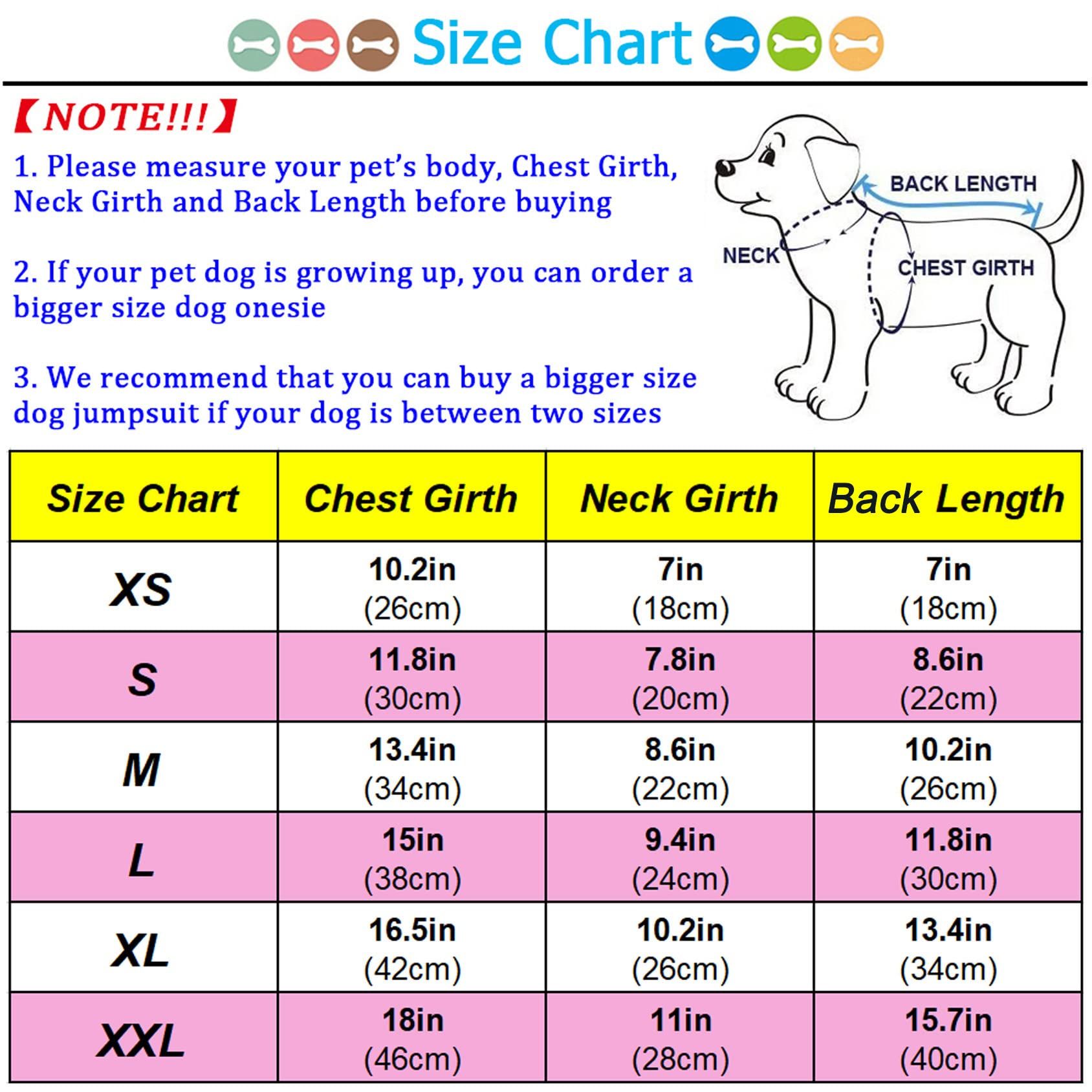 Dog Clothes Striped Onesie Puppy Shirt, Cute Dog Pajamas Bodysuit Coat Jumpsuit Overalls Soft Comfort Apparel Costume M — image 2