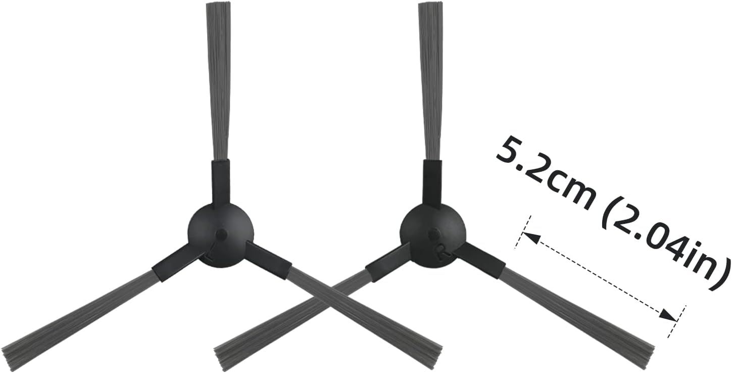 Replacement Parts or MAMNV BR150 BR151 BR152 BR153 BR154 also it ZCWA, GTTVO, ONSON, SHELIKI Robotic Cleaners: 4 Side Brushes, 4 HEPA ilters, 2 Mop Pads — image 6