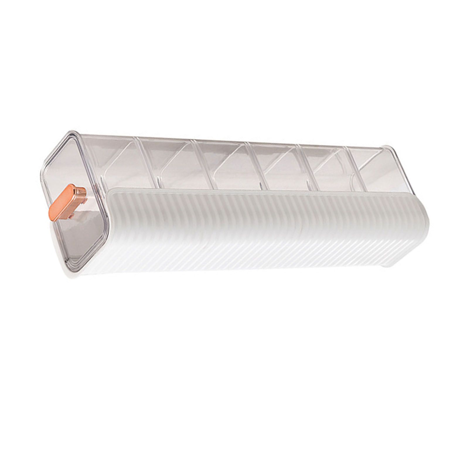 Wall Underwear Organizer Detachable Dustproof Moistureproof Wall Mount Drawer Organizer for Bedroom Home White — image 2