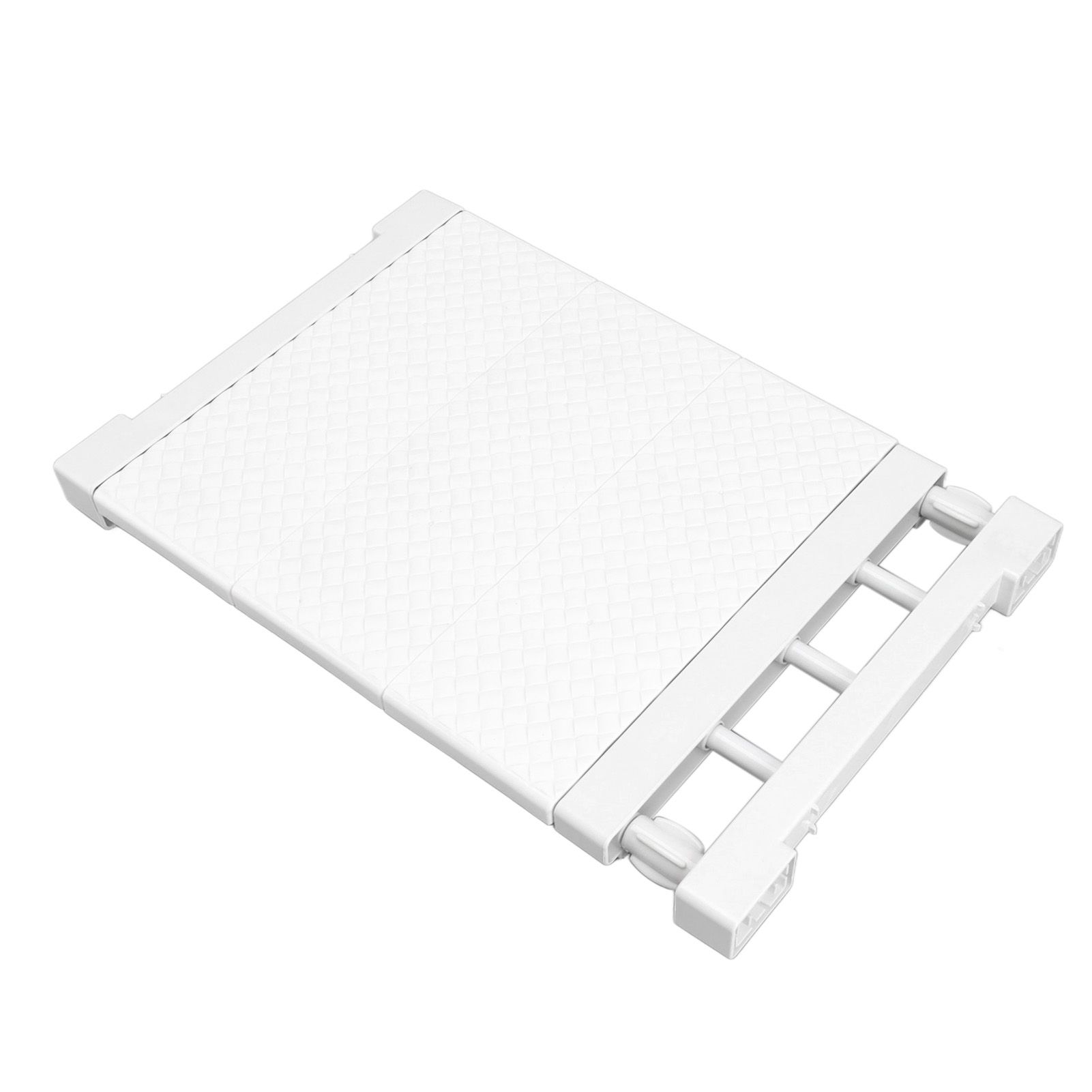 Tension Shelf Adjustable Closet Divider 24cm Width Storage Rack for Cabinet Wardrobe 38 ~ 55cm / 14.96 ~ 21.65in — image 4