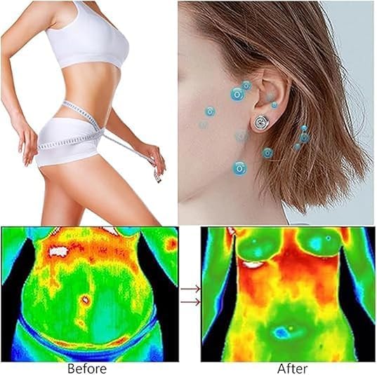 Lymphvity Earrings For Women, 2 Pcs Lymphatic Earrings Lymphvity Therapy Germanium Earrings Acupuncture Therapy Drainage Earrings Unique Cubic — image 4