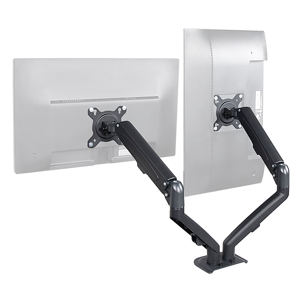 Dual Screen Gas-strut Monitor Stand Mount Desktop Bracket for LED/LC โ image 5