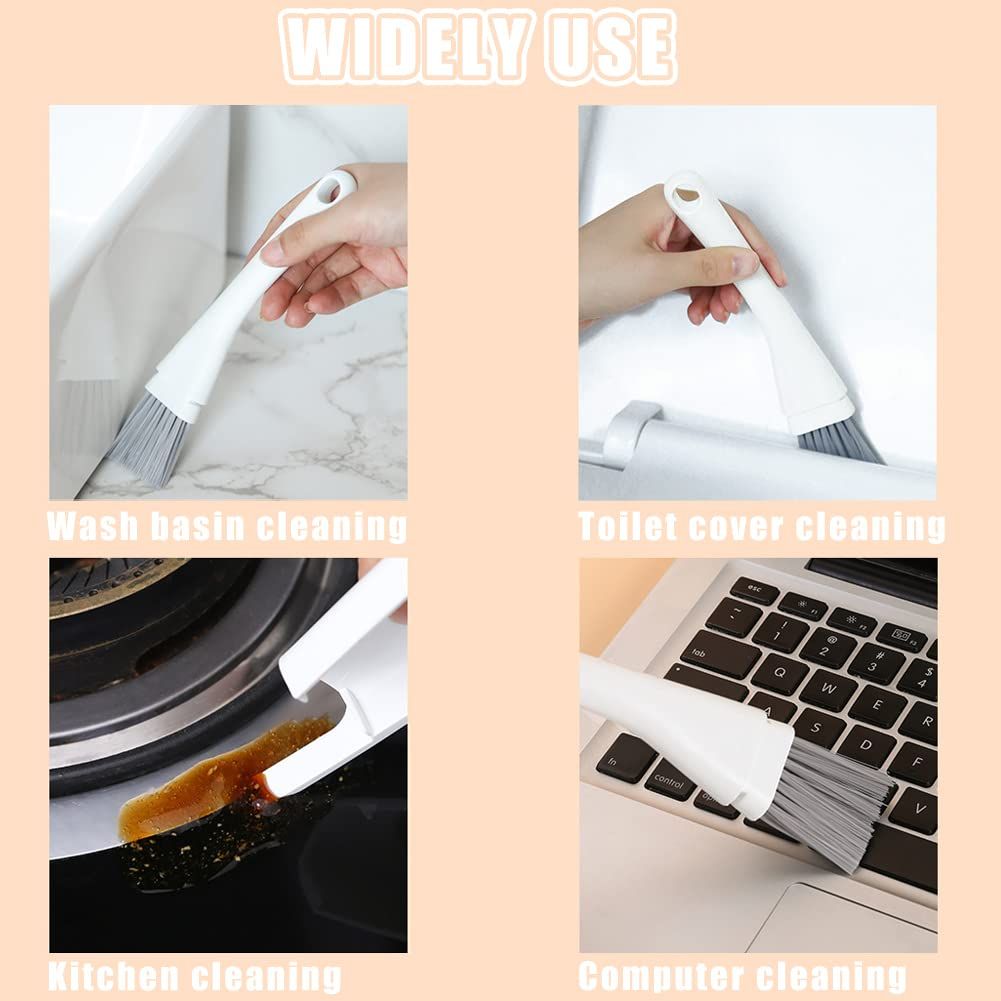 2 Pack Mini Brush and Dustpan Set Conveniently Dust Clean Portable Multi-Functional Cleaning Tools for Key Board Table(Black&Gray) โ image 4