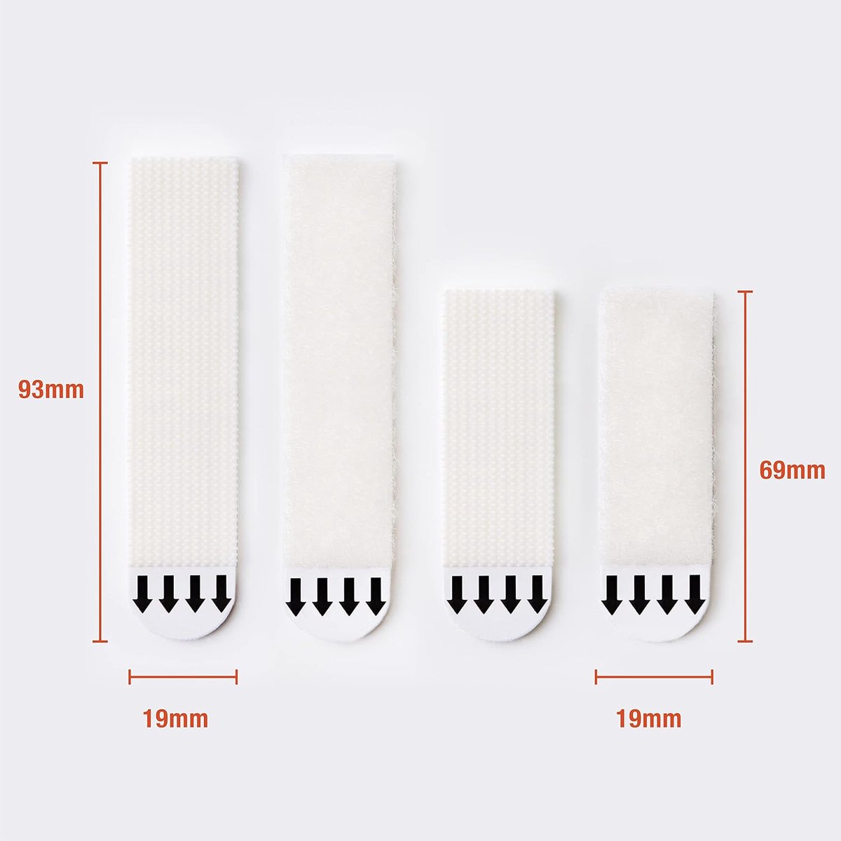 Strong Self-Adhesive Double-Sided Velcro - 24-Pair - Self-Adhesive Hook - Photo Frame Hooks - Self-Adhesive Velcro - Hanging Hook - Wall Mount - Wall — image 5