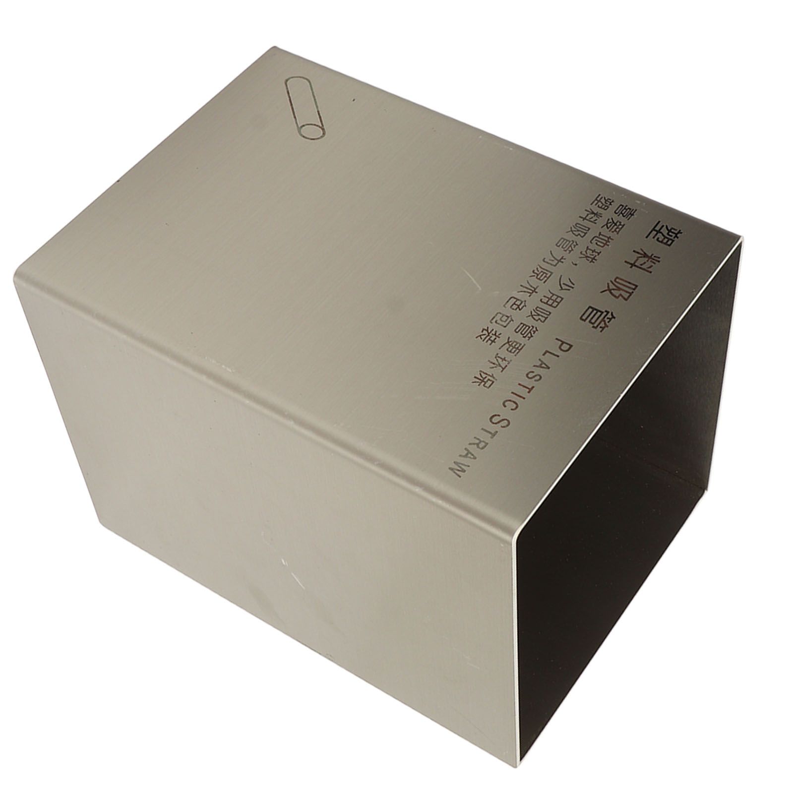 Straw Holder Stainless Steel Drinking Straw Storage Container Cutlery Organizer for Drink Shop Bar Restaurant Stainless Steel Color โ image 6