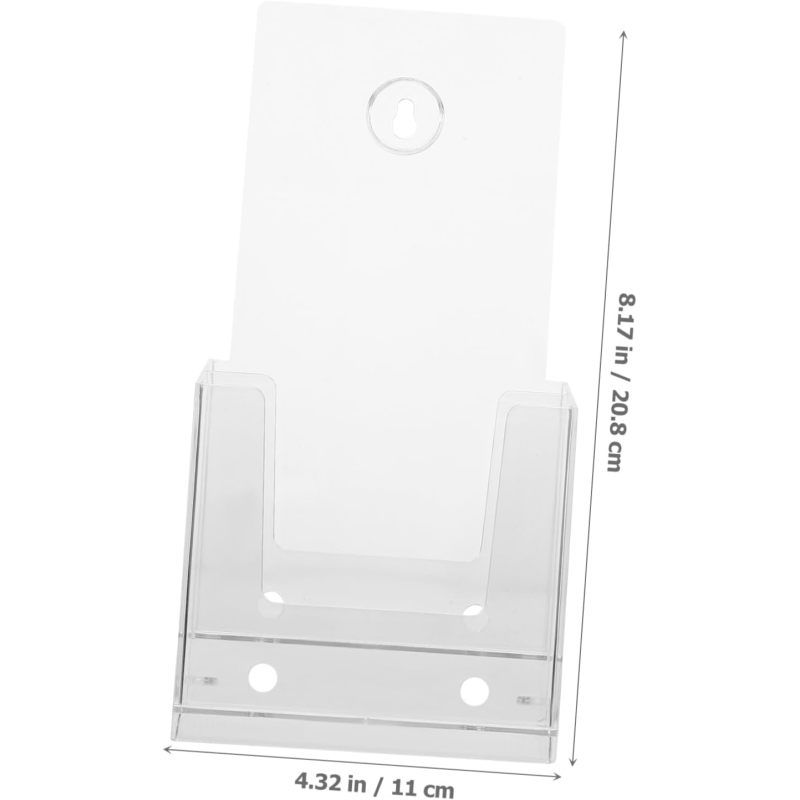 Display Stand Acrylic Magazine Holder Business Card Holder Remote Control Holder Journal Holder Clear Document Holder โ image 5