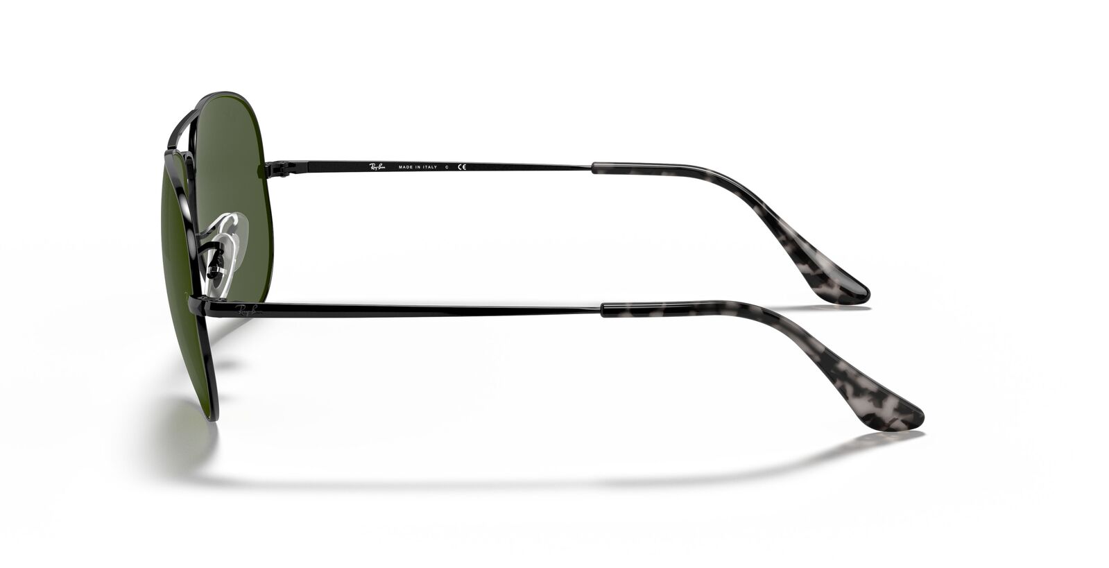Aviator Metal II in Black and Green Sunglasses — image 3