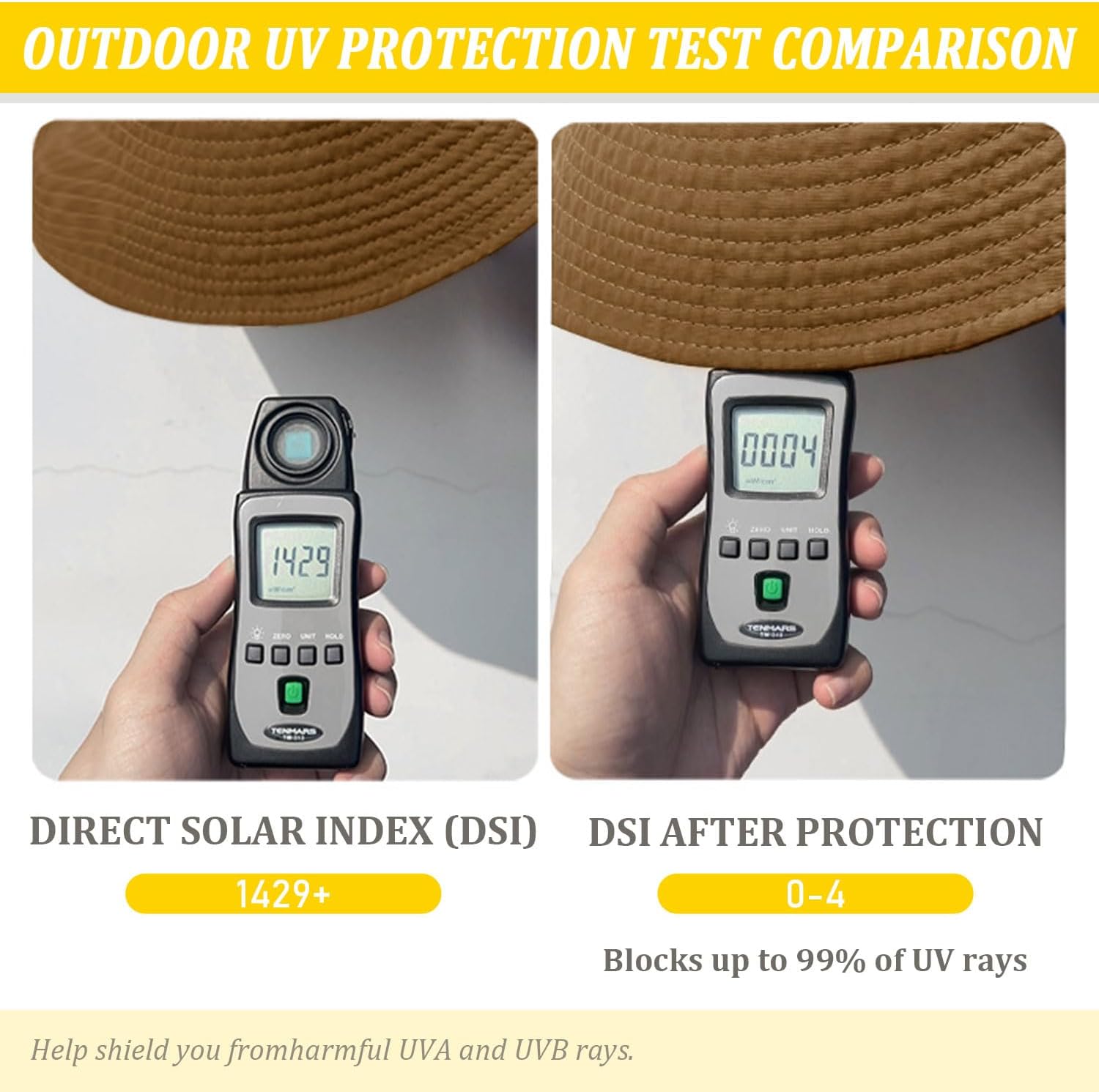 Fishing Hat, Wide Brim Breathable Sun Boonie Hat Safari Hiking Hats Beach Bucket Cap for Men Women — image 4