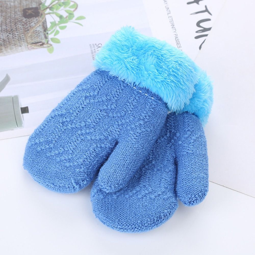 More velvet gloves for children, lovely thick full-finger gloves, gloves for babies and toddlers — image 5