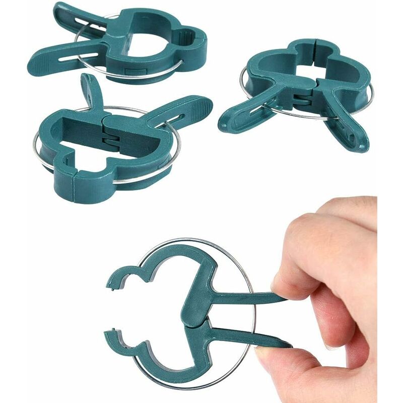 100 pcs Plant Clips, Spring Clips Plant Support For Tomatoes And Vine Vegetables — image 2