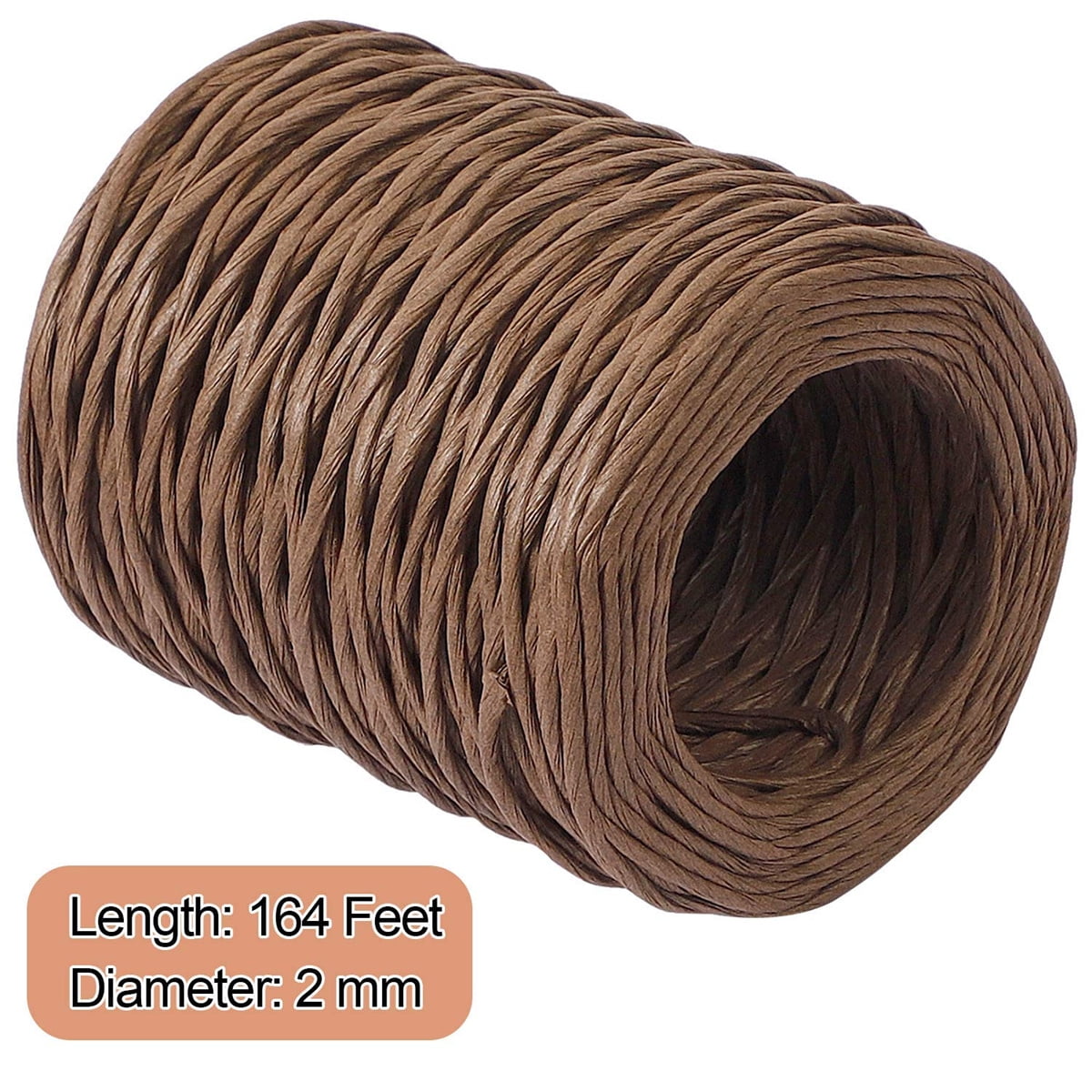 1 Rolls Floral Bind Wire Wrap Twine,Vine Wire Waterproof Paper Wrapped Rope Metal Wire for Flower Bouquets Flower Crowns, Artificial Flower Making, DIY — image 3