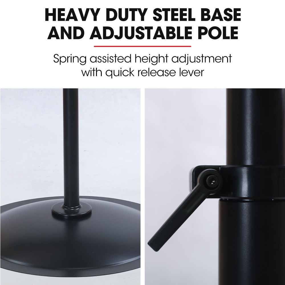 BAUMR-AG 30" 762mm 300W Industrial Pedestal Fan, Large, Commercial, Heavy-duty, 3 Speed, EESS Certified โ image 5