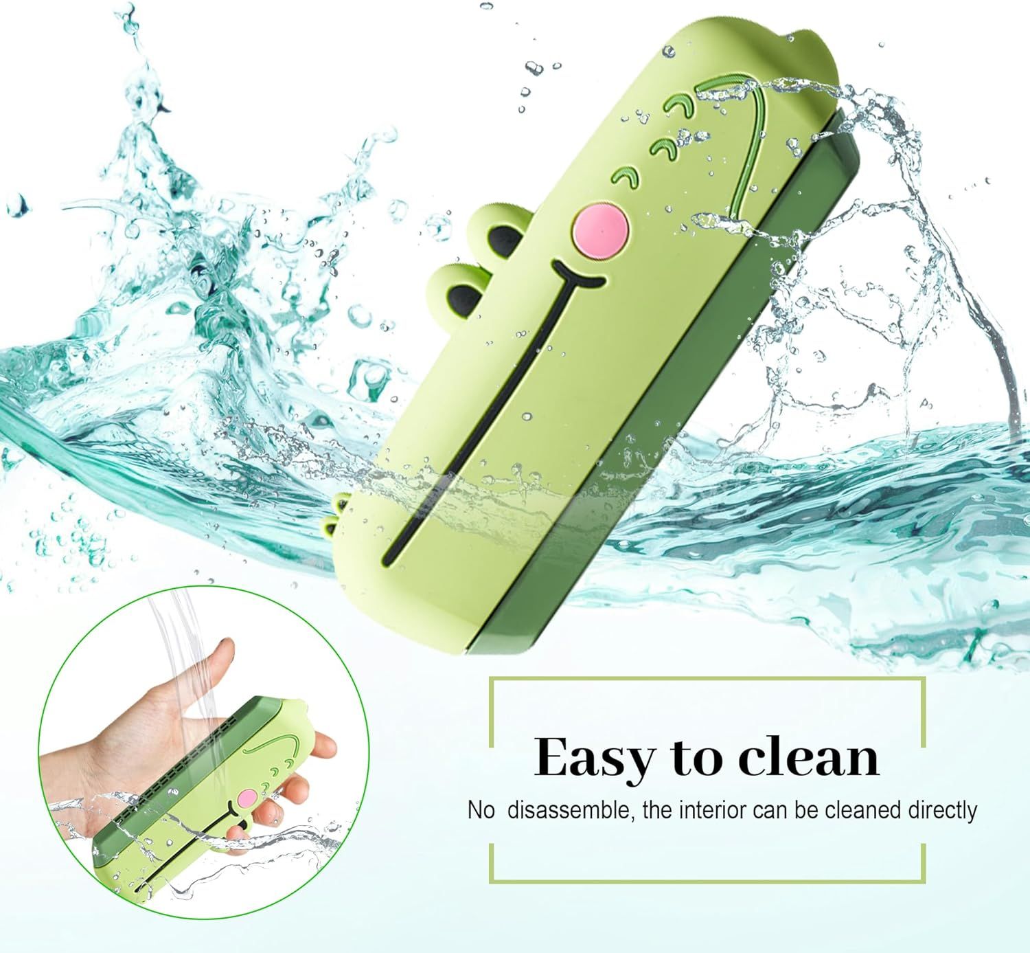 16-hole Early Learning Beginner Harmonica (Alligator) Harmonica for Kids, Diatonic Harmonica with Protective Cover — image 2