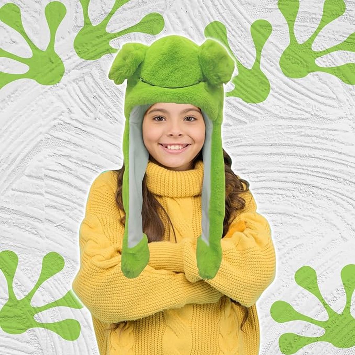 Frog Hat - Creative Stylish Caps - cute plush animal hat - frog hat with big eyes - party role-playing hat - Accessories - Headwear - Ergonomic - Very — image 3