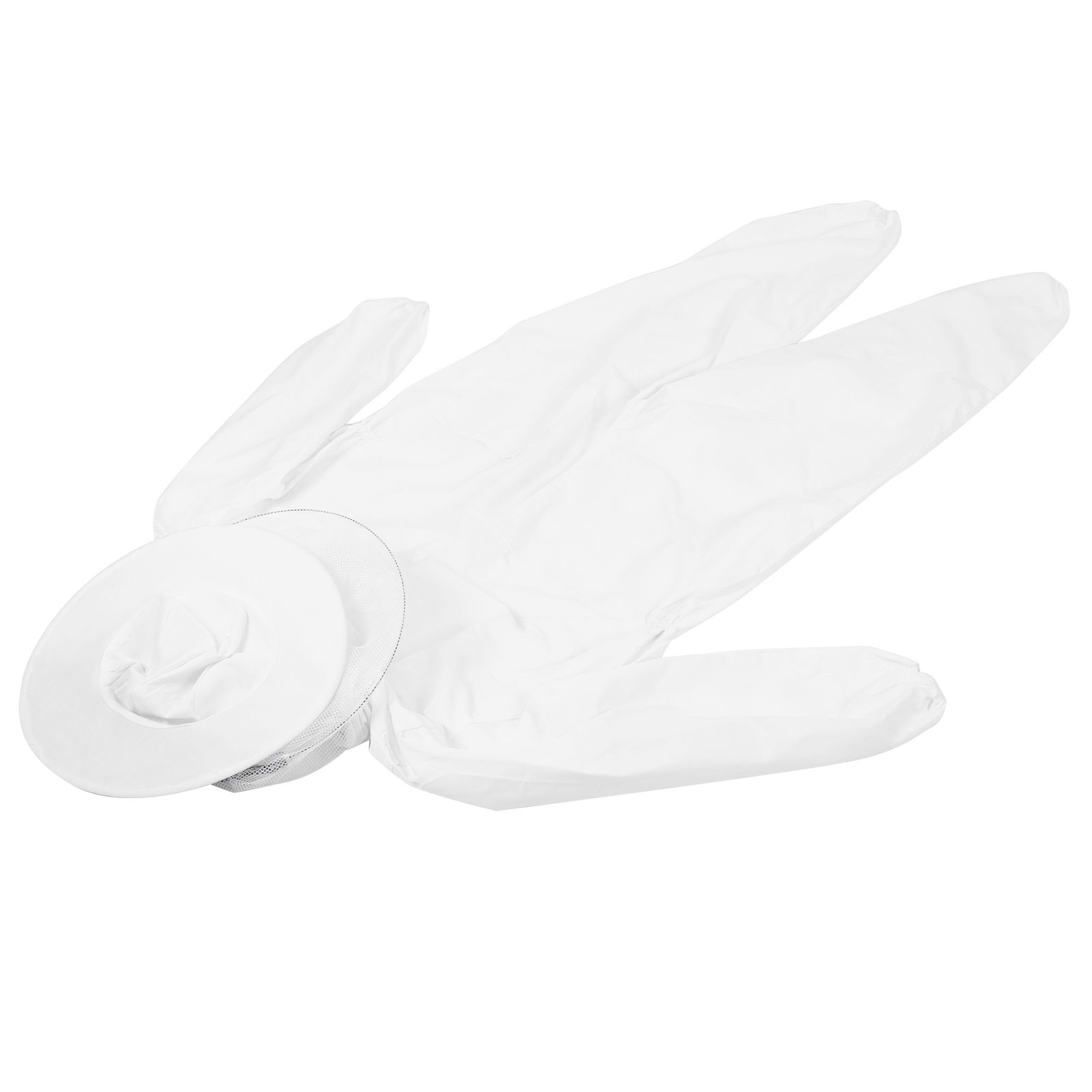 OnePiece Beekeeping Suit Protective Clothes with Dual Zippers Beekeeping Supplies White — image 2