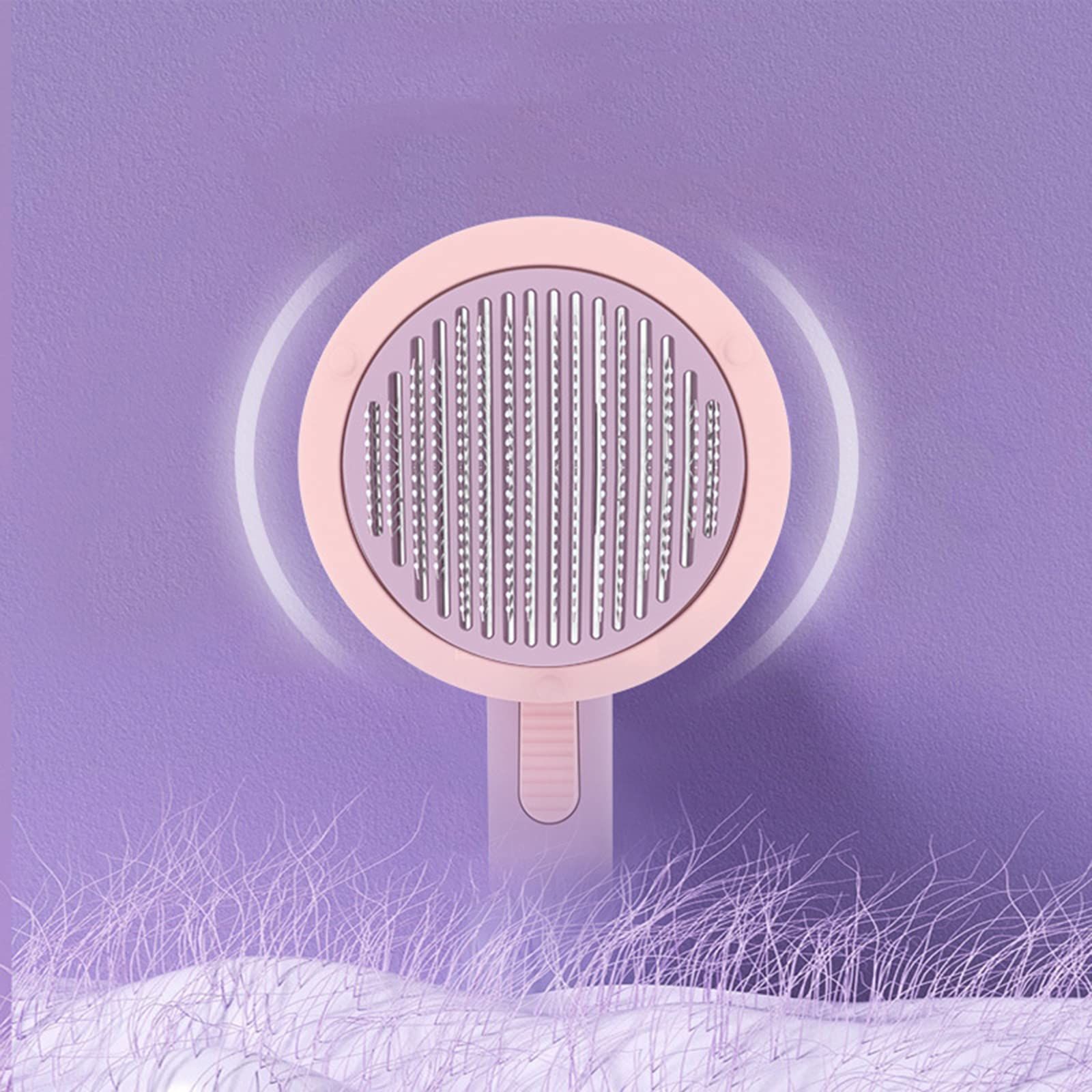 Cat Grooming Brush Pet Comb Hair Removal Dog Cat Hair Removal Comb Massage Self Cleaning Comb Cleaning โ image 5