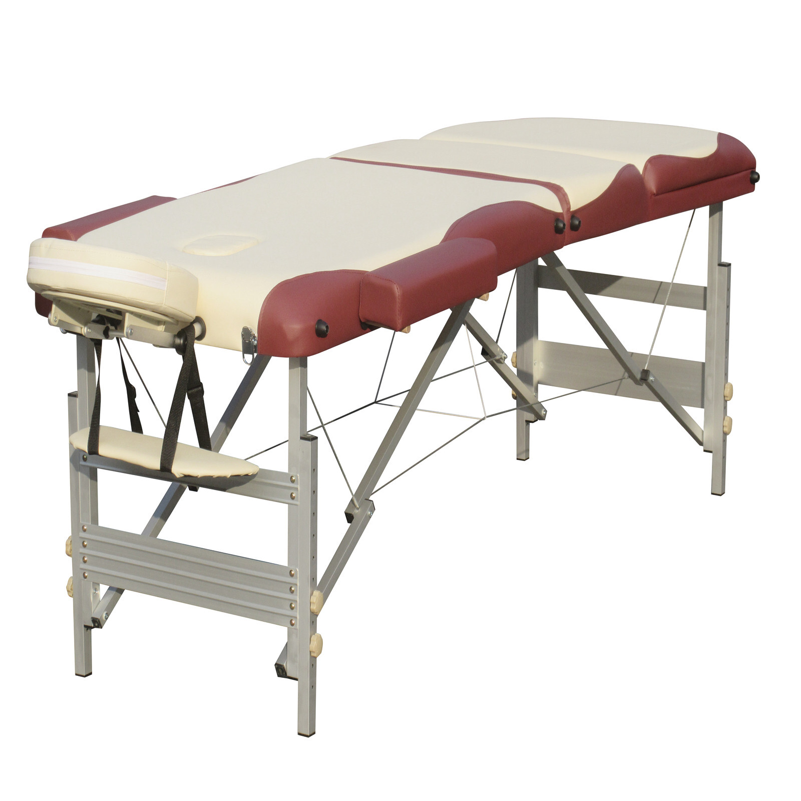 YES4HOMES 3 Fold Portable Aluminium Massage Table Massage Bed Beauty Therapy — image 2