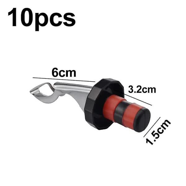 10pcs Wine Cork Expanding Manual Beverage Bottle Stopper Reusable Leakproof Wine Bottle Airtight โ image 2