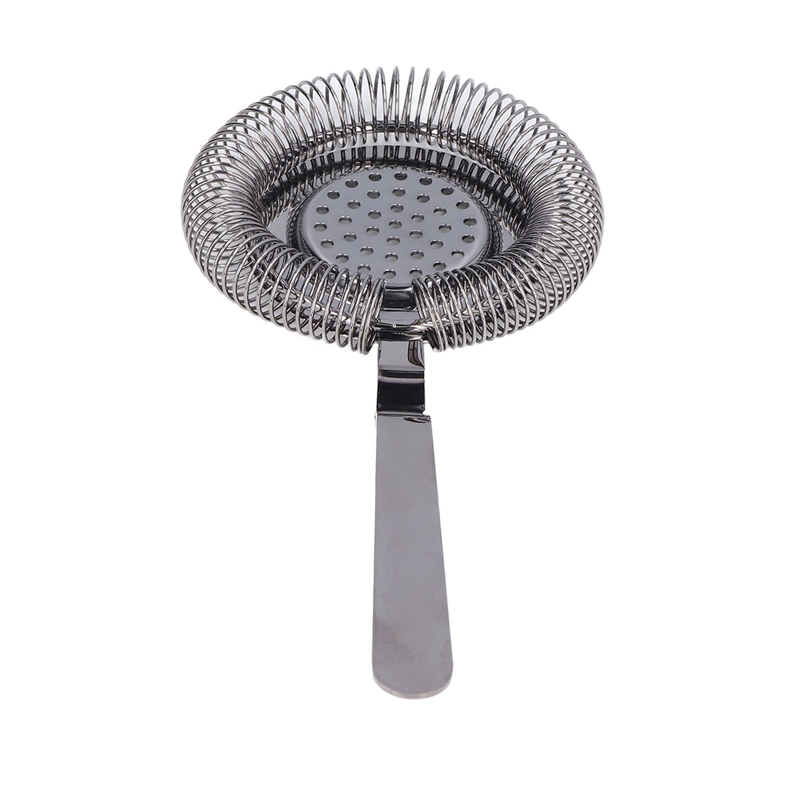 Bar Strainer Fine Filtering Professional Stainless Steel Cocktail Strainer for Bartending Restaurant Party Black Plated โ image 5