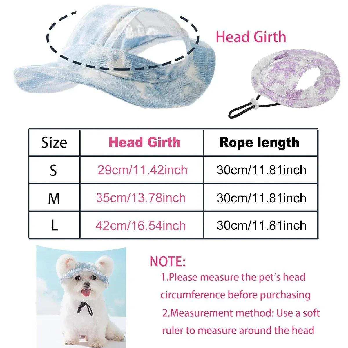 Adjustable Pet Hat with Cute Leaky Ears Sunscreen Fisherman Hat Four Seasons Use - Yellow - S — image 5