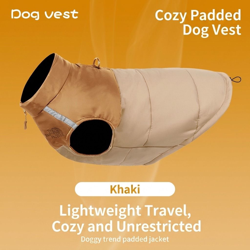Keep Your Pup Cozy and Visible This Winter – Waterproof, Insulated Dog Coat with Reflective Strips, Front Zipper, D-Ring Leash Attachment, and Adjustable Fit — image 6