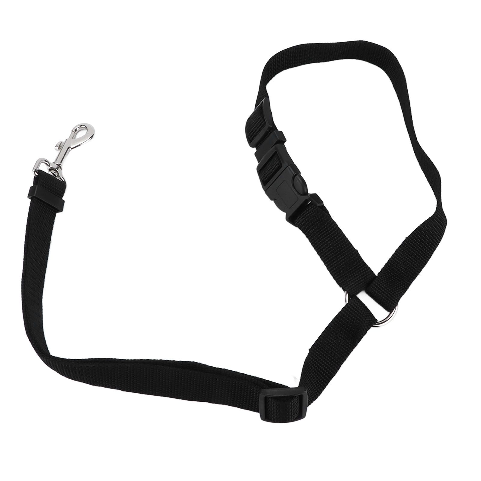 Dog Seatbelt Nylon Black Adjustable Professional Durable Car Safety Harness Pet SuppliesBlack โ image 6
