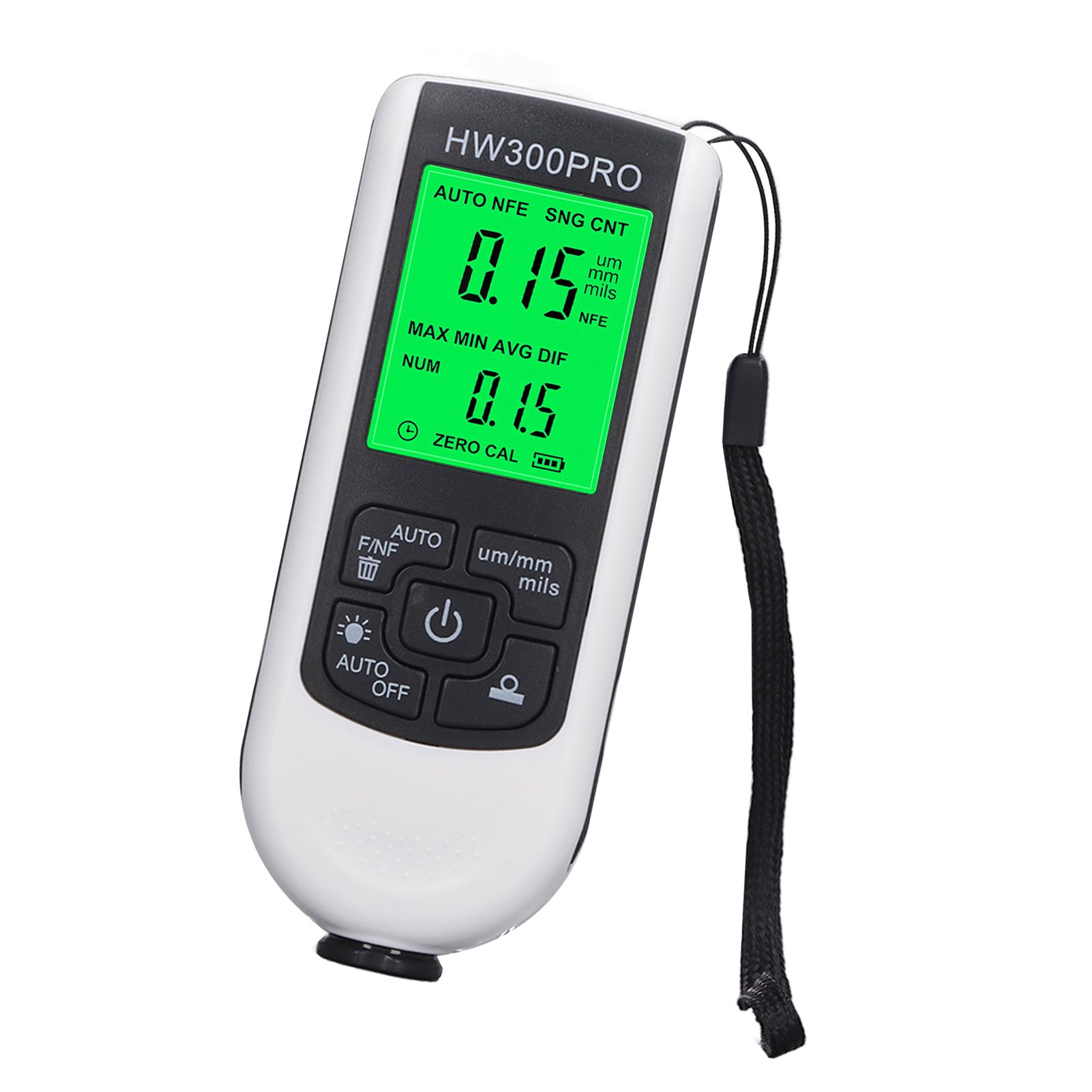 Coating Thickness Gauge High Accuracy Paint Depth Gauge Meter Antislip Thickness Meter Gauge White — image 6