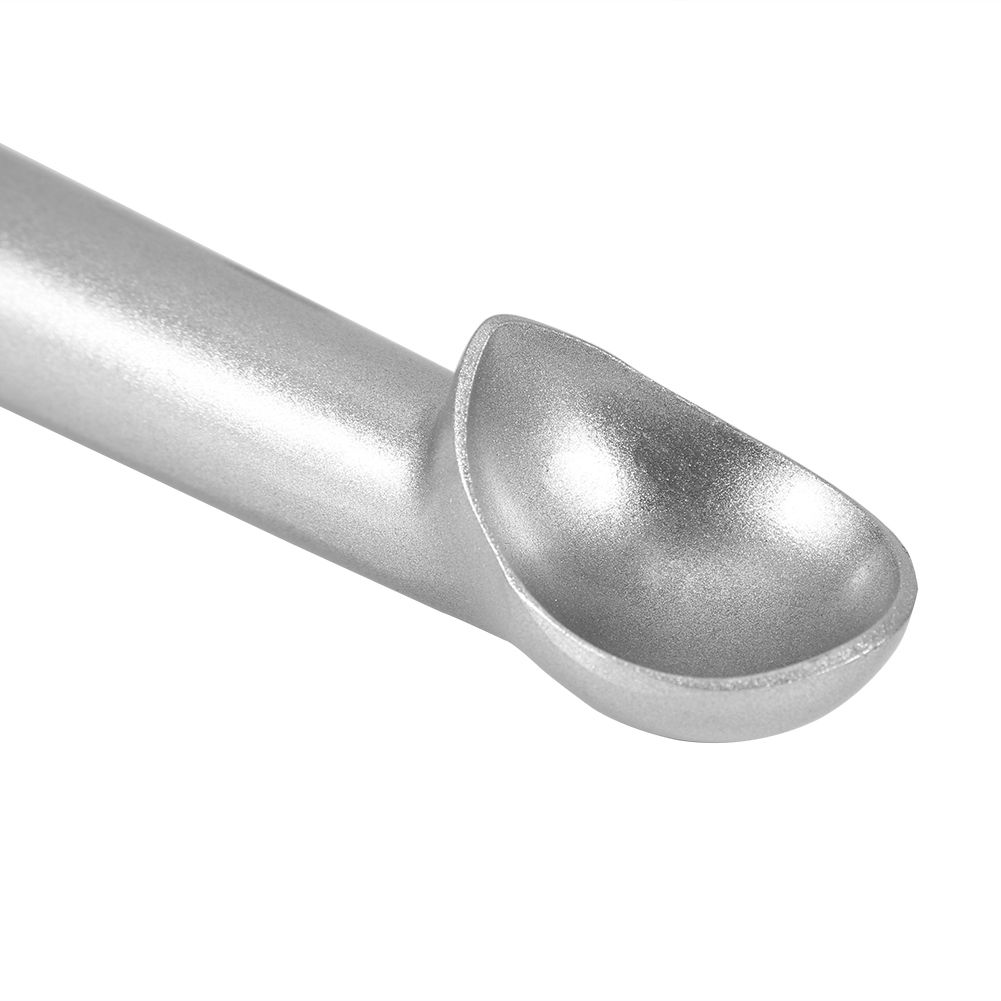 Portable Metal NOn stick Anti feeze Ice Cream Scoop Spoon Kitchen Tool (Matte Silver) โ image 6