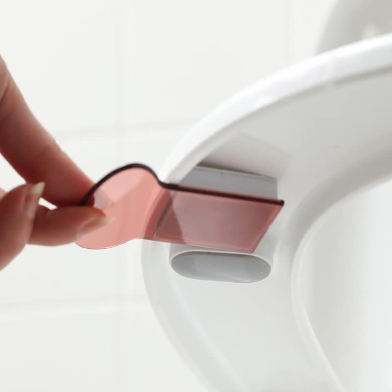 3 Pcs Toilet Cover Seat Lifter Handle Seat Cover Lifter Toilet Seat Holder Lift Tools Avoid Touching Bathroom Accessories for Home — image 3