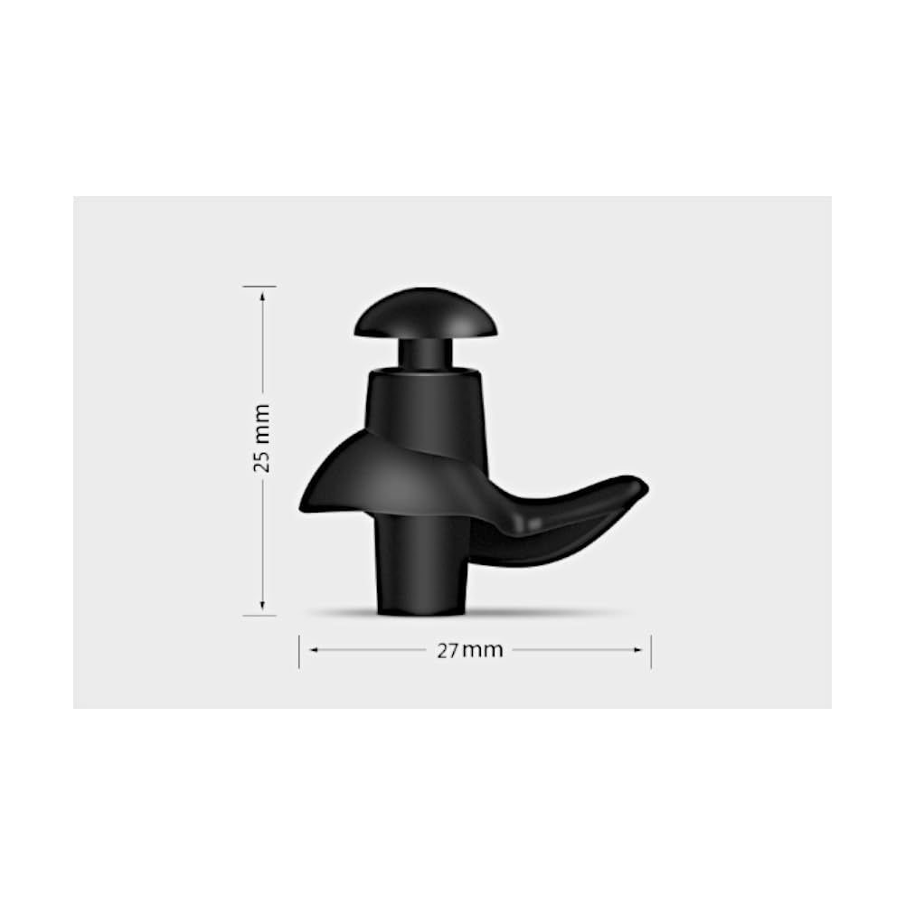 Professional Swimming Ear Plugs, Waterproof Silicone Ear Plugs, Dual-Purpose Ear Plugs for Swimming and Sleeping โ image 2