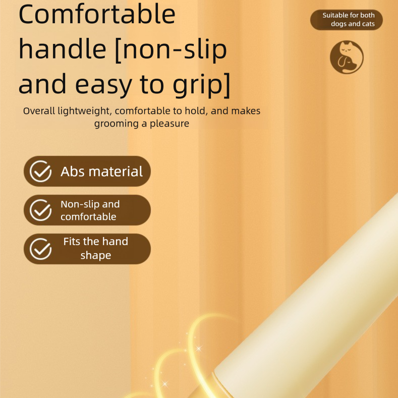2-Pack Self-Cleaning Pet Grooming Comb with Stainless Steel Teeth, ABS Handle for Dogs and Cats โ Easy Hair Removal & Flea Control โ image 4