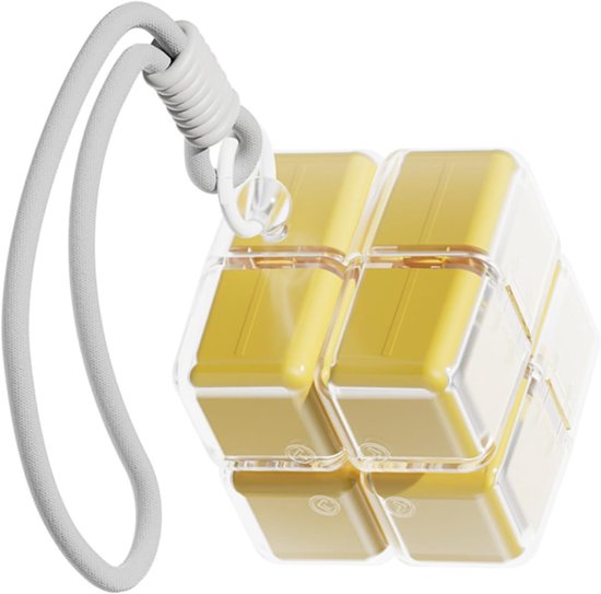 Medicine box - 7-day medicine box - Weekly pill box - Portable pill box for travel - Easy to open - 8 compartments - For storing vitamins and medicines — image 2