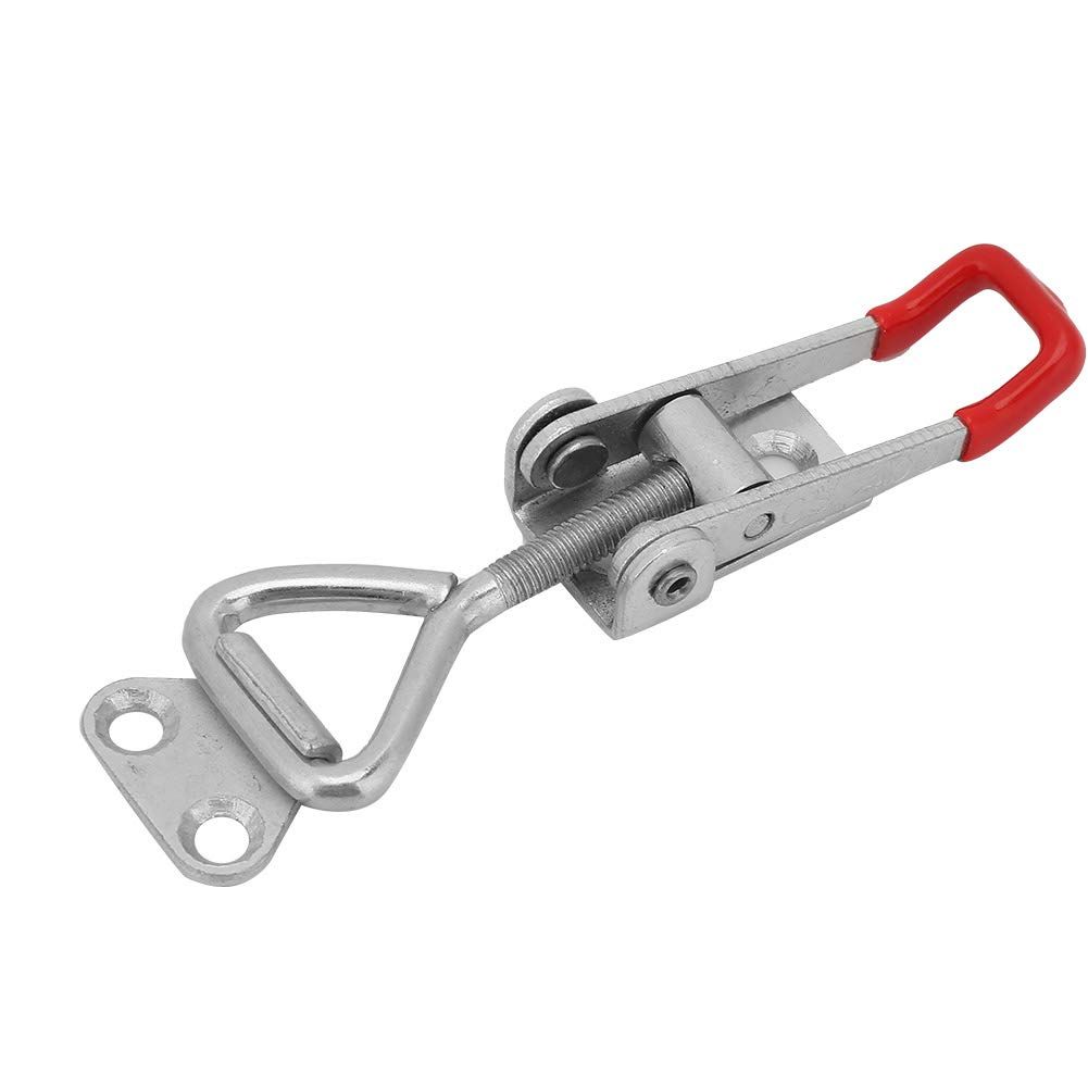 Adjustable Toggle Latch Clamp, Carbon Steel Heavy Duty Horizontal Pull Latch Self-lock Toggle Latch Hasps for Door Cabinet — image 2