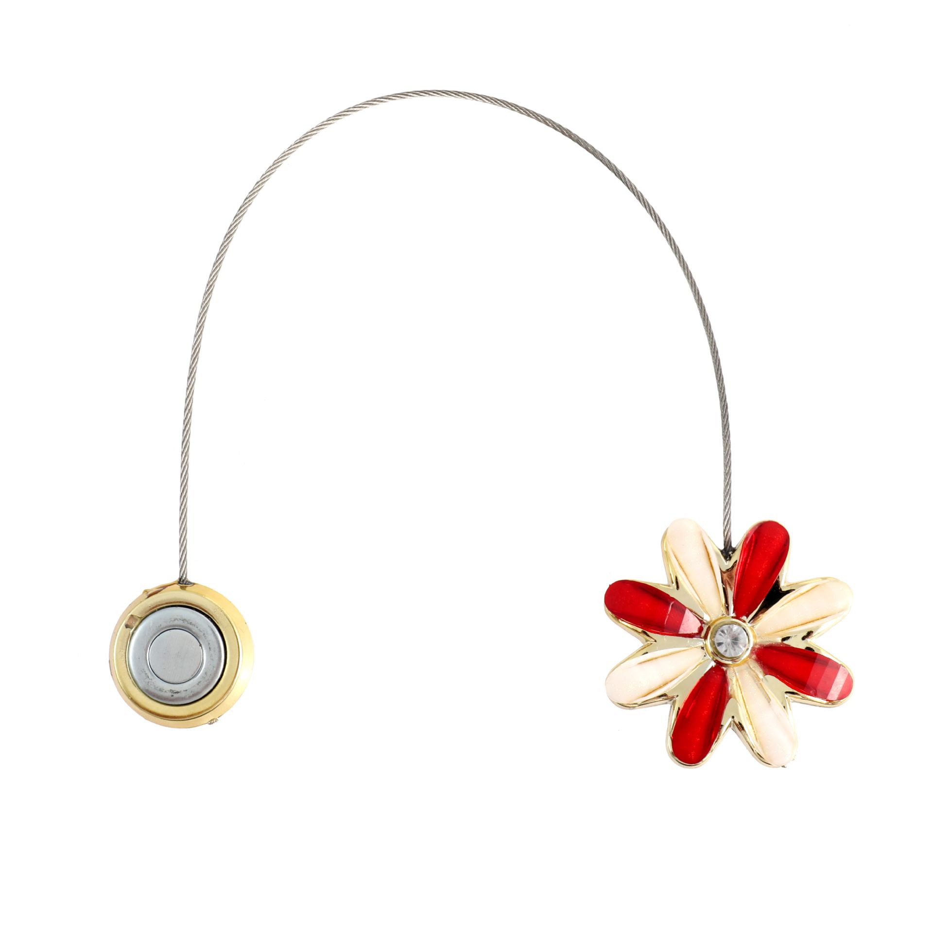 2 Pcs Curtain Tiebacks Flower Curtain Clips Decorative Drapery Holdbacks with Marble Pattern Storage Bag โ image 5