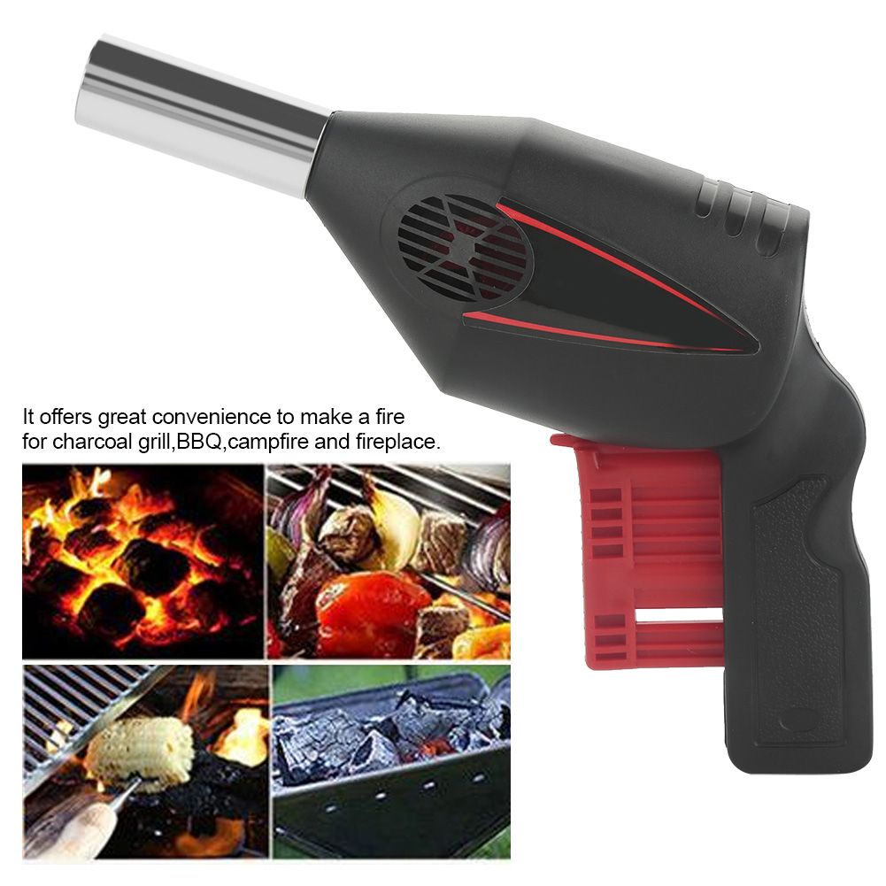 Portable Manual Operated BBQ Fan Air Blower for Outdoor Camping Picnic Grill Barbecue Tool — image 5