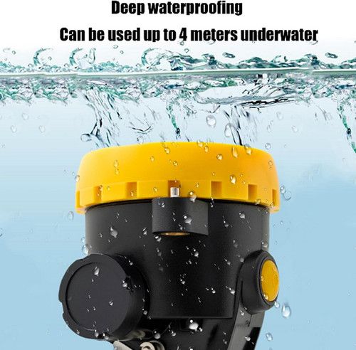 LED Miner Headlight 3000 LUX High Bright Waterproof Hard Hat Lamp Rechargeable — image 4
