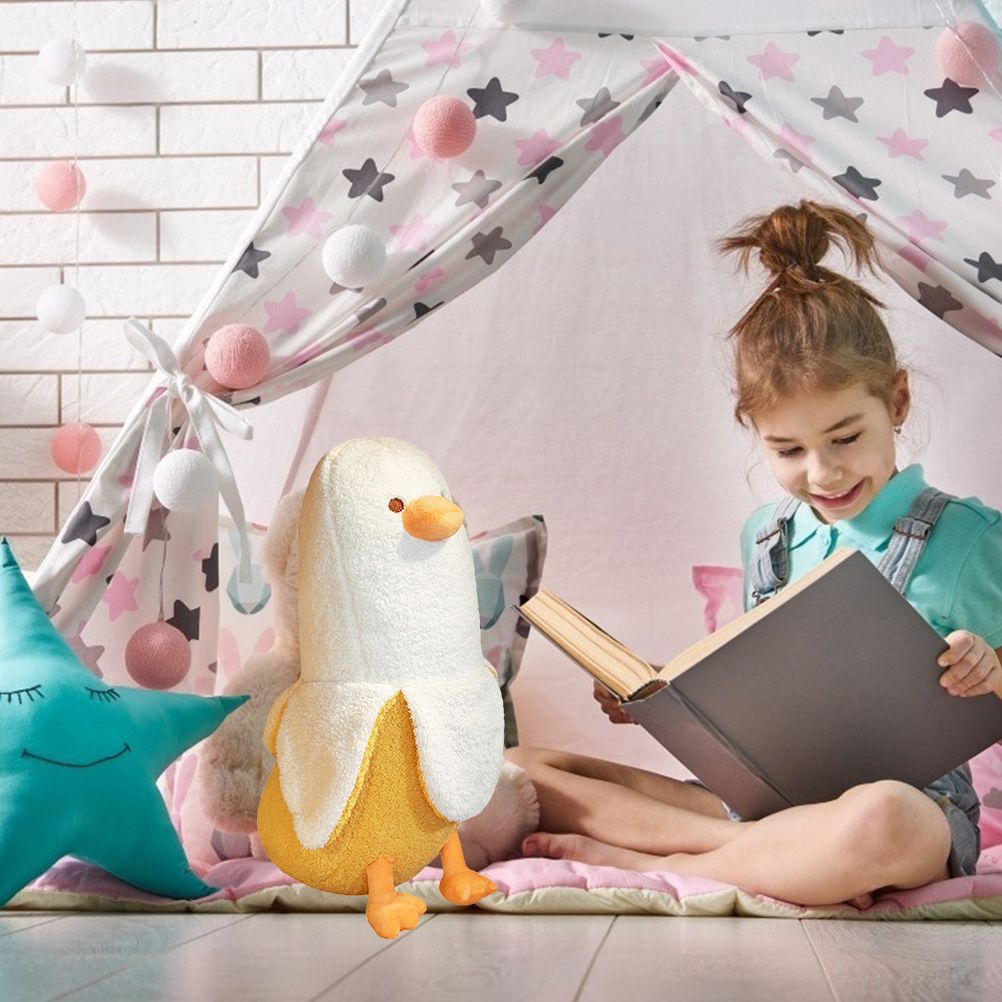 50CM Banana Duck Plush Toy Animal Plush Toy Adorkable Gift Cartoon Banana Duck Sleeping Pillow Home Sofa Bed Decoration — image 4