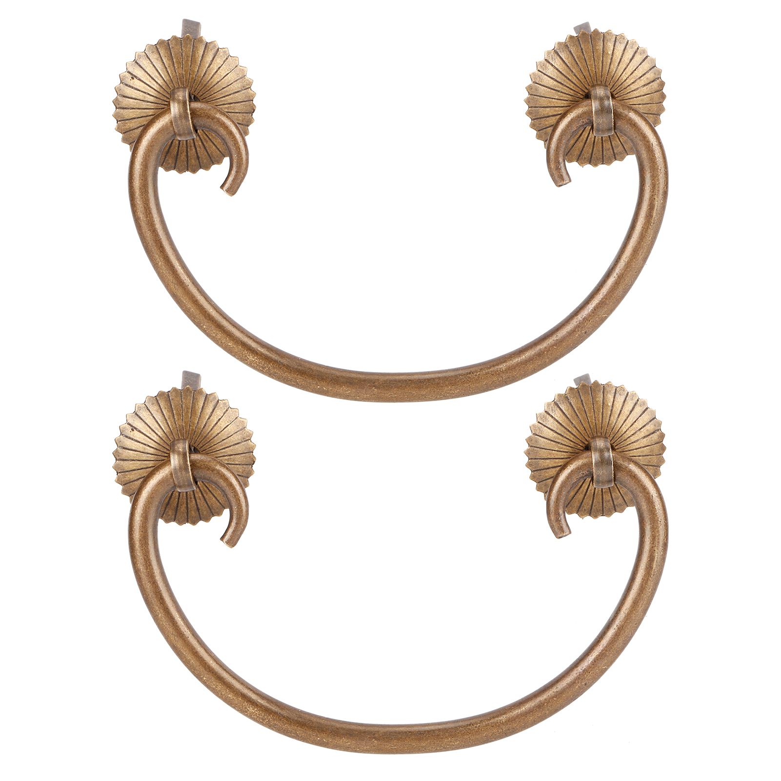 2 Set Drawer Pulls Chinese Style Antique Copper Handle Cabinet Hardware Accessory โ image 2